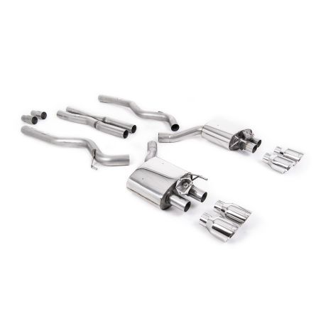 Ligne d'échappement Catback inox MILLTEK Ford Mustang 5.0 V8 GT Fastback - Facelift(2019à+) Embout Chrome