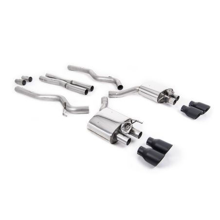 Ligne d'échappement Catback inox MILLTEK Ford Mustang 5.0 V8 GT Fastback - Facelift(2019à+) Embout Noir