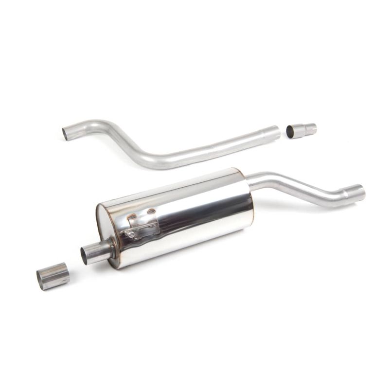 Ligne d'échappement FAP Back inox MILLTEK Ford Fiesta Mk8 1.0T EcoBoost ST-Line (100Ch&125Ch) FAP(2019à+) Embout Carbone