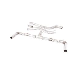 Ligne d'échappement FAP Back RACE inox MILLTEK Ford Focus ST Mk4 2.3l EcoBoost Hatch-Avec FAP(2019à+) Embout Noir