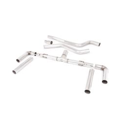 Ligne d'échappement FAP Back RACE inox MILLTEK Ford Focus ST Mk4 2.3l EcoBoost Break-Avec FAP(2019à+) Embout Carbone