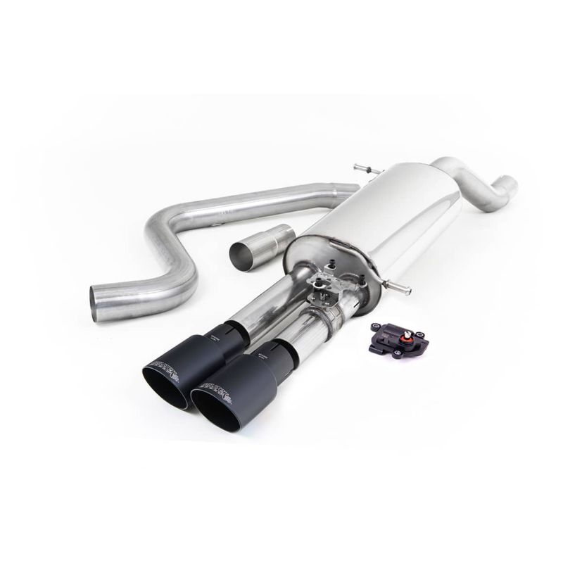Ligne d'échappement FAP Back inox MILLTEK Ford Fiesta Mk8/8.5 ST 1.5 EcoBoost 200Ch (Après 09/2020)(2020à+) Embout Noir