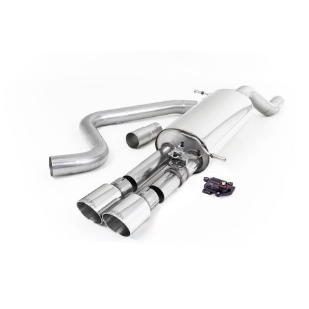 Ligne d'échappement FAP Back inox MILLTEK Ford Fiesta Mk8/8.5 ST 1.5 EcoBoost 200Ch (Après 09/2020)(2020à+) Embout Chrome