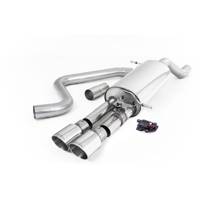 Ligne d'échappement FAP Back inox MILLTEK Ford Fiesta Mk8/8.5 ST 1.5 EcoBoost 200Ch (Après 09/2020)(2020à+) Embout Chrome