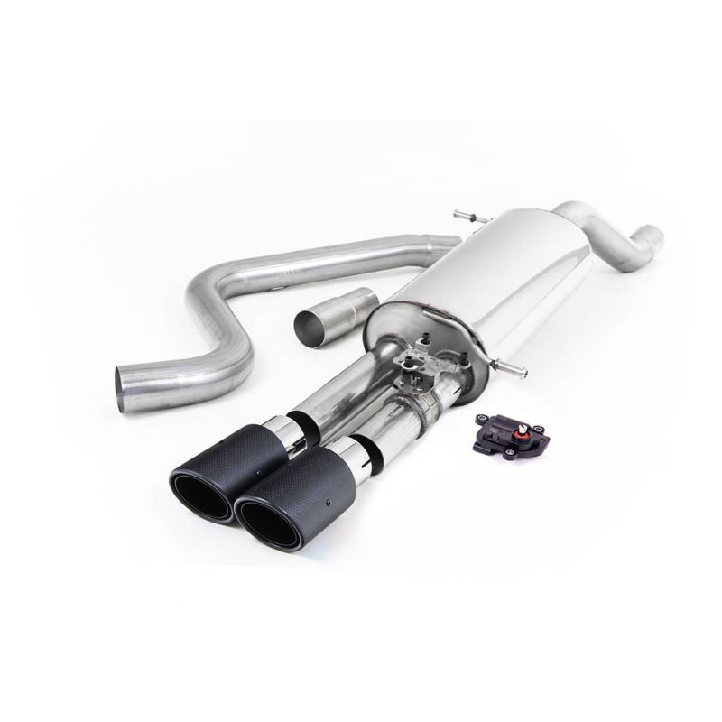 Ligne d'échappement FAP Back inox MILLTEK Ford Fiesta Mk8/8.5 ST 1.5 EcoBoost 200Ch (Après 09/2020)(2020à+) Embout Carbone