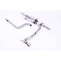 Ligne d'échappement FAP Back inox MILLTEK Ford Fiesta Mk8 ST 1.5 EcoBoost 200Ch (Avant 09/2020)(2018à2020) Embout Chrome