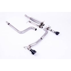 Ligne d'échappement FAP Back inox MILLTEK Ford Fiesta Mk8 ST 1.5 EcoBoost 200Ch (Avant 09/2020)(2018à2020) Embout Noir