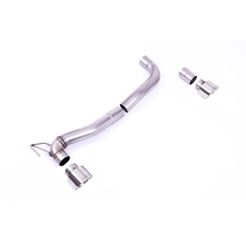 Ligne d'échappement FAP Back inox MILLTEK Ford Fiesta Mk8 ST 1.5 EcoBoost 200Ch (Avant 09/2020)(2018à2020) Embout Chrome