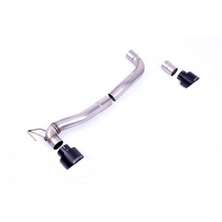 Ligne d'échappement FAP Back inox MILLTEK Ford Fiesta Mk8/8.5 ST 1.5 EcoBoost 200Ch (Après 09/2020)(2020à+) Embout Noir