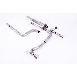 Ligne d'échappement FAP Back inox MILLTEK Ford Fiesta Mk8/8.5 ST 1.5 EcoBoost 200Ch (Après 09/2020)(2020à+) Embout Chrome