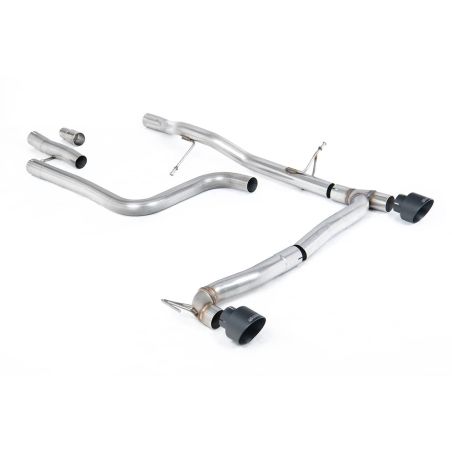 Ligne d'échappement FAP Back inox MILLTEK Ford Fiesta Mk8 1.0T EcoBoost ST-Line (155Ch Hybrid) (2020à+) Embout Noir