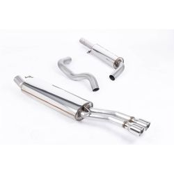Ligne d'échappement Catback inox MILLTEK VW Bora 1.8T 2WD(2000à2005) Embout Chrome