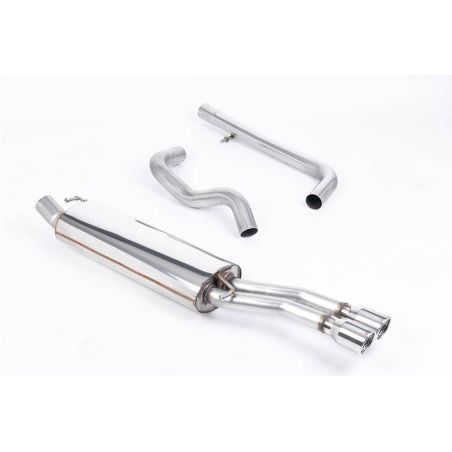 Ligne d'échappement Catback inox MILLTEK VW Bora 1.9 TDI 130 / 150(2000à2005) Embout Chrome