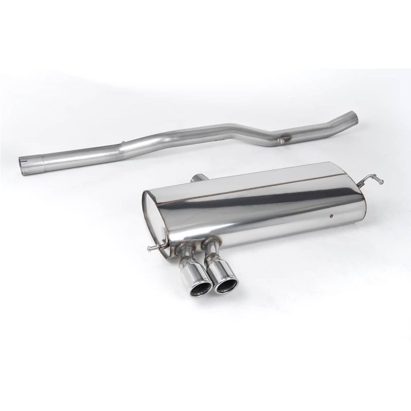 Ligne d'échappement Catback inox MILLTEK VW Golf 4 4-Motion V6(2000à2004) Embout Chrome