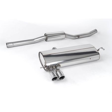 Ligne d'échappement Catback inox MILLTEK VW Golf 4 4-Motion V6(2000à2004) Embout Chrome