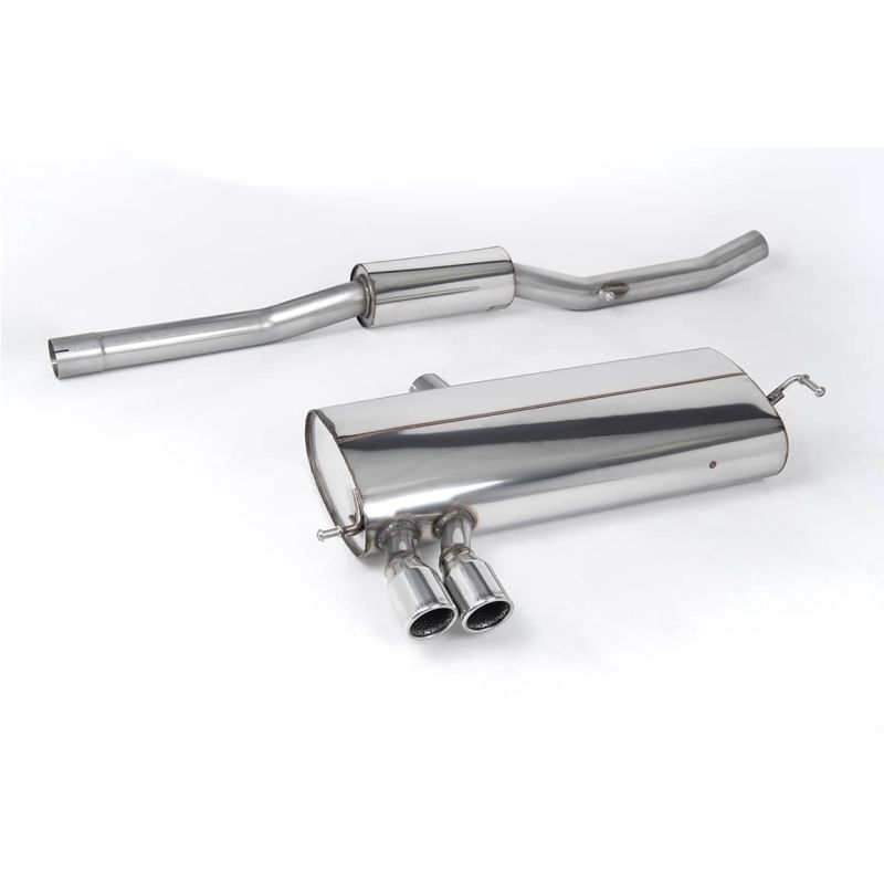 Ligne d'échappement Catback inox MILLTEK VW Golf 4 4-Motion V6(2000à2004) Embout Chrome