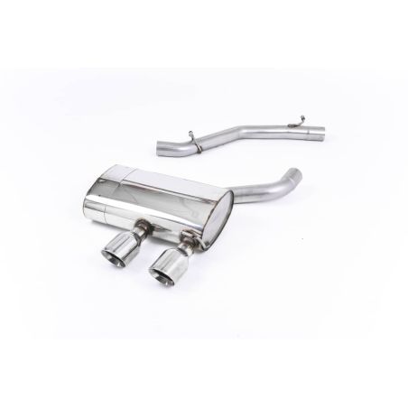 Ligne d'échappement Catback inox MILLTEK VW Golf 5 R32 3.2 V6(2005à2009) Embout Chrome