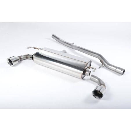 Ligne d'échappement Catback inox MILLTEK VW Golf 4 R32 3.2 V6 4WD(2002à2005) Embout Chrome