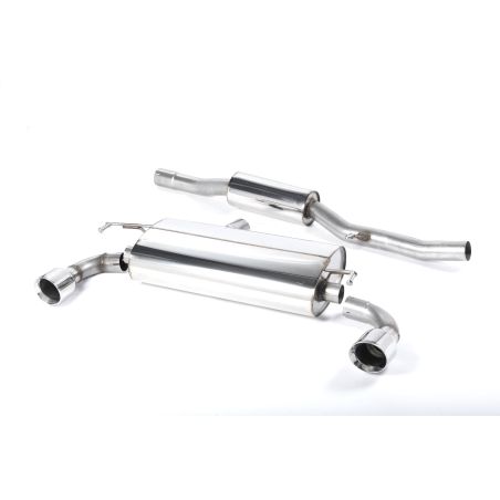 Ligne d'échappement Catback inox MILLTEK VW Golf 4 R32 3.2 V6 4WD(2002à2005) Embout Chrome
