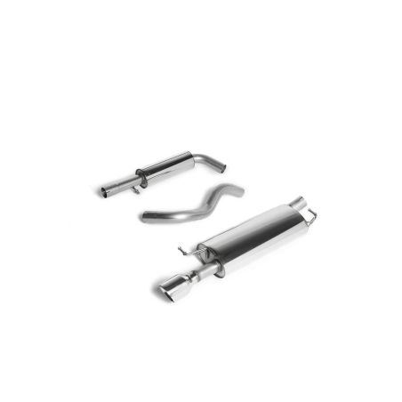 Ligne d'échappement Catback inox MILLTEK VW Golf 4 337 Anniversary 180Ch(2002à2004) Embout Chrome