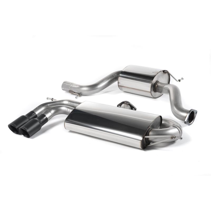 Ligne d'échappement Catback RACE inox MILLTEK VW Golf 5 GTi Edition 30 2.0T FSi 230Ch(2006à2009) Embout Noir