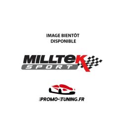 Ligne d'échappement FAP Back inox MILLTEK VW Caddy 2.0TDI 140Ch 2WD Boite Manu/DSG(2003à2020) Embout Chrome