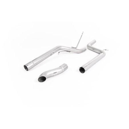 Ligne d'échappement FAP Back inox MILLTEK VW Caddy 2.0TDI 140Ch 2WD Boite Manu/DSG(2003à2020)
