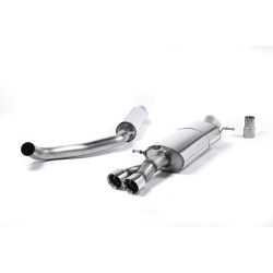 Ligne d'échappement Catback inox MILLTEK VW Polo GTI 1.8 TSI 192Ch (3/5P)(2015à2018) Embout Chrome