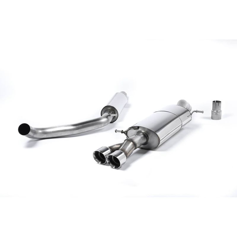 Ligne d'échappement Catback inox MILLTEK VW Polo GTI 1.8 TSI 192Ch (3/5P)(2015à2018) Embout Chrome