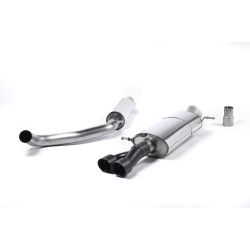 Ligne d'échappement Catback inox MILLTEK VW Polo GTI 1.8 TSI 192Ch (3/5P)(2015à2018) Embout Noir