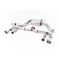 Ligne d'échappement Catback inox MILLTEK VW Beetle 2.0 TSI (A5 Chassis)(2011à2015) Embout Chrome