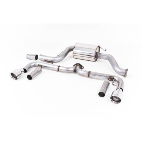 Ligne d'échappement Catback inox MILLTEK VW Beetle 2.0 TSI (A5 Chassis)(2011à2015) Embout Chrome