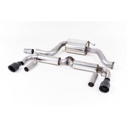Ligne d'échappement Catback inox MILLTEK VW Beetle 2.0 TSI (A5 Chassis)(2011à2015) Embout Noir