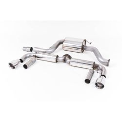 Ligne d'échappement Catback inox MILLTEK VW Beetle 2.0 TSI (A5 Chassis)(2011à2015) Embout Chrome