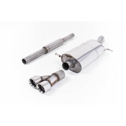 Ligne d'échappement Catback inox MILLTEK VW Polo GTI 1.8 TSI 192Ch (3/5P)(2015à2018) Embout Chrome