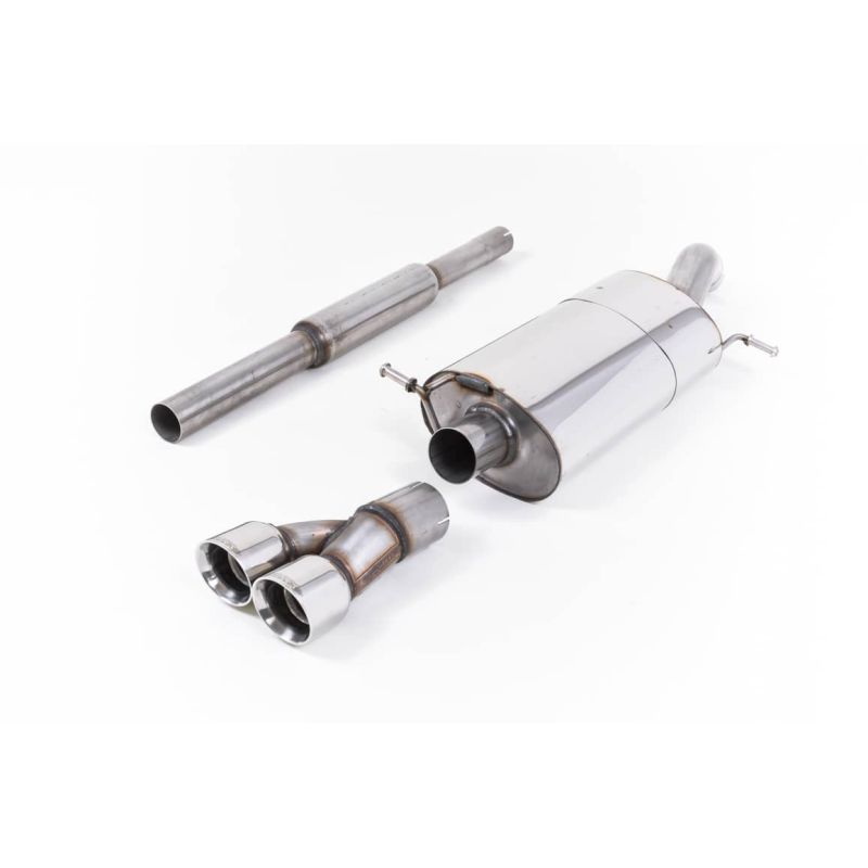 Ligne d'échappement Catback inox MILLTEK VW Polo GTI 1.8 TSI 192Ch (3/5P)(2015à2018) Embout Chrome