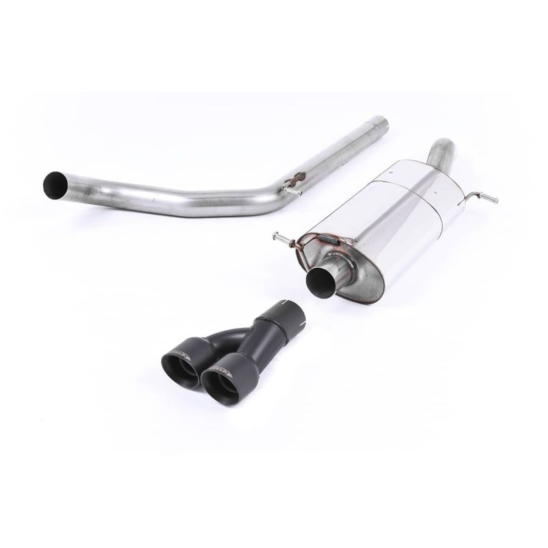 Ligne d'échappement Catback inox MILLTEK VW Polo GTI 1.8 TSI 192Ch (3/5P)(2015à2018) Embout Noir