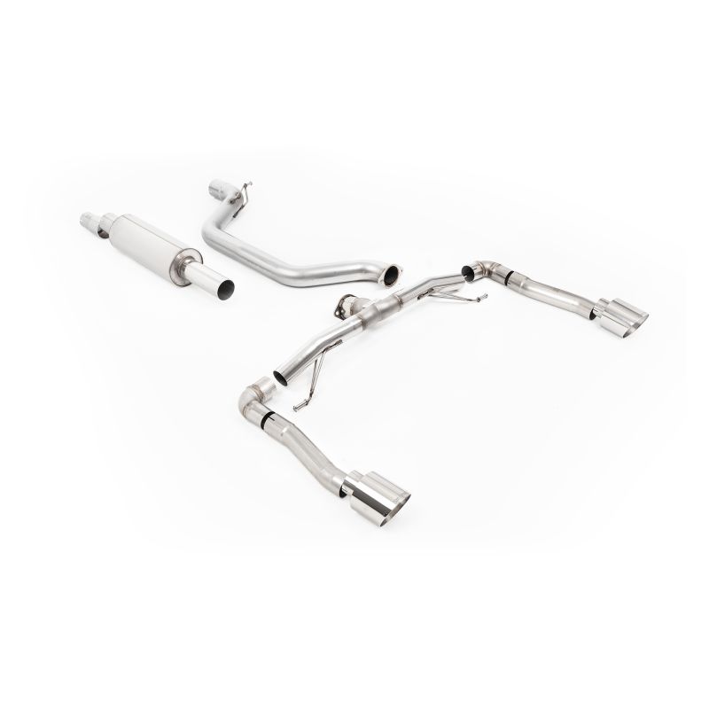 Ligne d'échappement FAP Back inox MILLTEK CUPRA Formentor 2.0 TSI 245ch (2022+) Embout Chrome