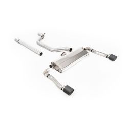 Ligne d'échappement FAP Back inox MILLTEK CUPRA Formentor 2.0 TSI 245ch (2022+)(Homologuée) Embout Carbone