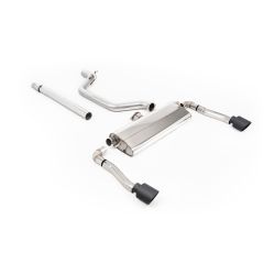 Ligne d'échappement FAP Back inox MILLTEK CUPRA Formentor 2.0 TSI 245ch (2022+)(Homologuée) Embout Noir