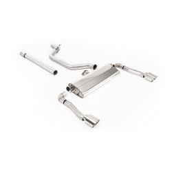 Ligne d'échappement FAP Back inox MILLTEK CUPRA Formentor 2.0 TSI 245ch (2022+)(Homologuée) Embout Chrome