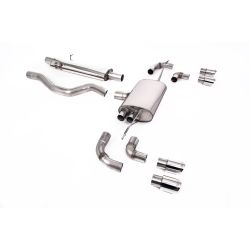 Ligne d'échappement FAP Back inox MILLTEK Land Rover Defender 110 3.0 I6 P400(2020à+) Embout Chrome