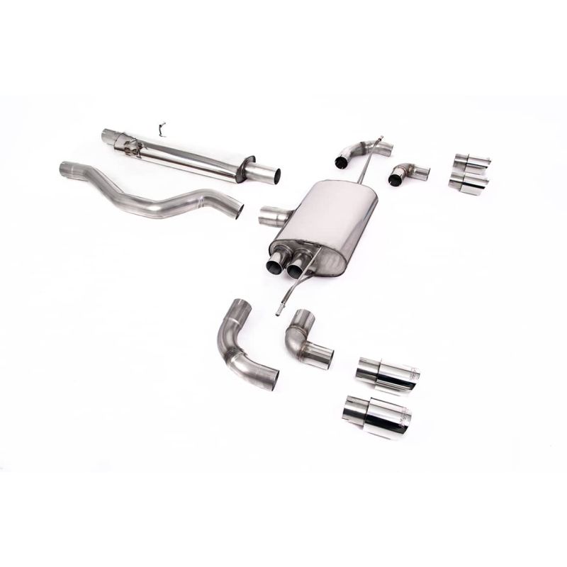 Ligne d'échappement FAP Back inox MILLTEK Land Rover Defender 110 3.0 I6 P400(2020à+) Embout Chrome