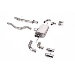 Ligne d'échappement FAP Back inox MILLTEK Land Rover Defender 110 2.0 I4 P300 & P400e (2020à+) Embout Chrome