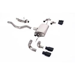 Ligne d'échappement FAP Back inox MILLTEK Land Rover Defender 90 2.0 I4 P300 & P400e(2020à+) Embout Noir