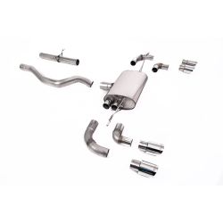 Ligne d'échappement FAP Back inox MILLTEK Land Rover Defender 90 2.0 I4 P300 & P400e(2020à+) Embout Chrome