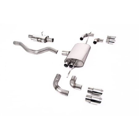 Ligne d'échappement FAP Back inox MILLTEK Land Rover Defender 90 3.0 I6 P400(2020à+) Embout Chrome