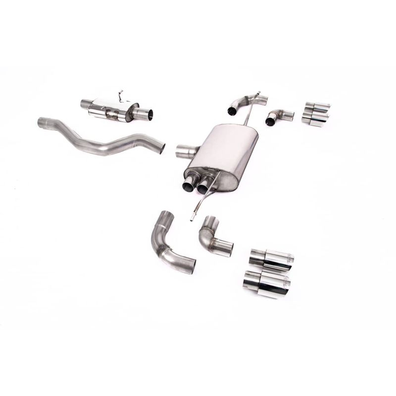 Ligne d'échappement FAP Back inox MILLTEK Land Rover Defender 90 3.0 I6 P400(2020à+) Embout Chrome