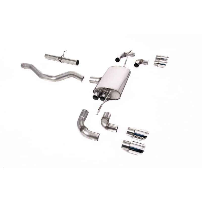 Ligne d'échappement FAP Back inox MILLTEK Land Rover Defender 90 3.0 I6 P400(2020à+) Embout Chrome