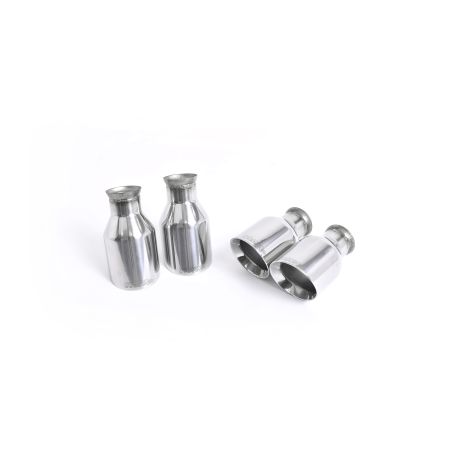 Embouts d'échappement MILLTEK Porsche Cayenne 958 Turbo 4.8 V8(2010à2014) Embout Chrome